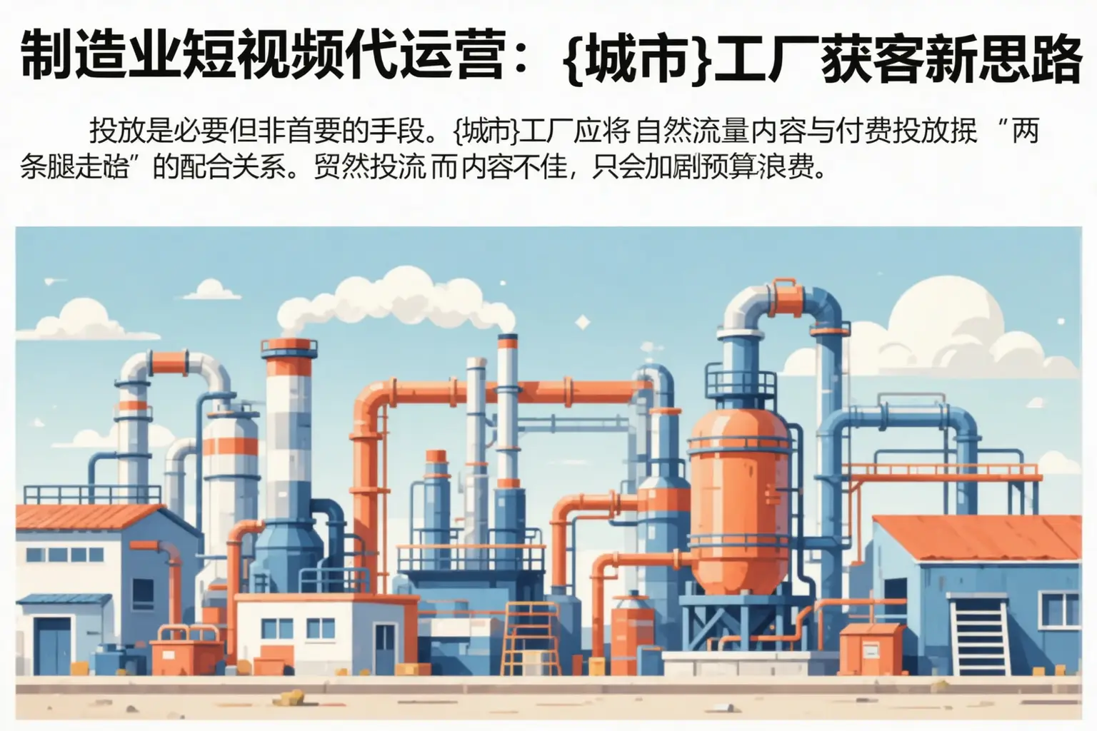 制造业短视频代运营：荆州工厂获客新思路