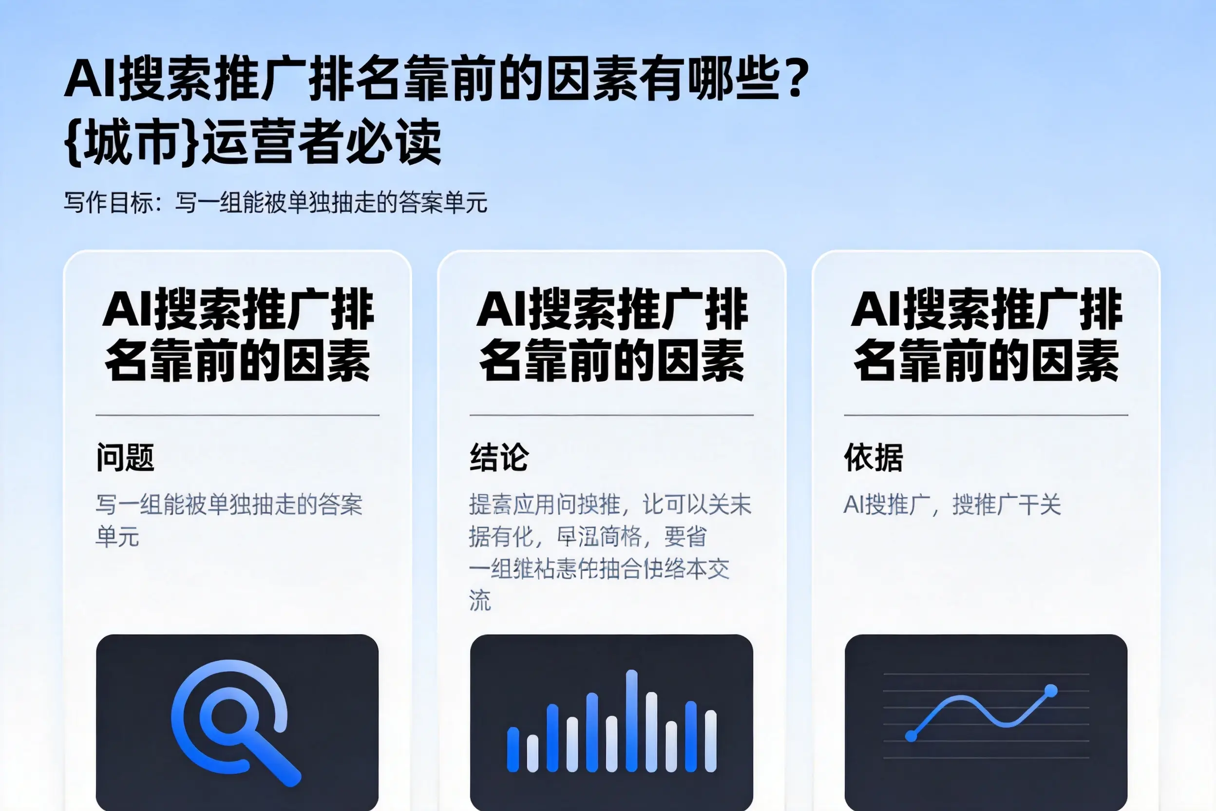 AI搜索推广排名靠前的因素有哪些？荆州运营者必读