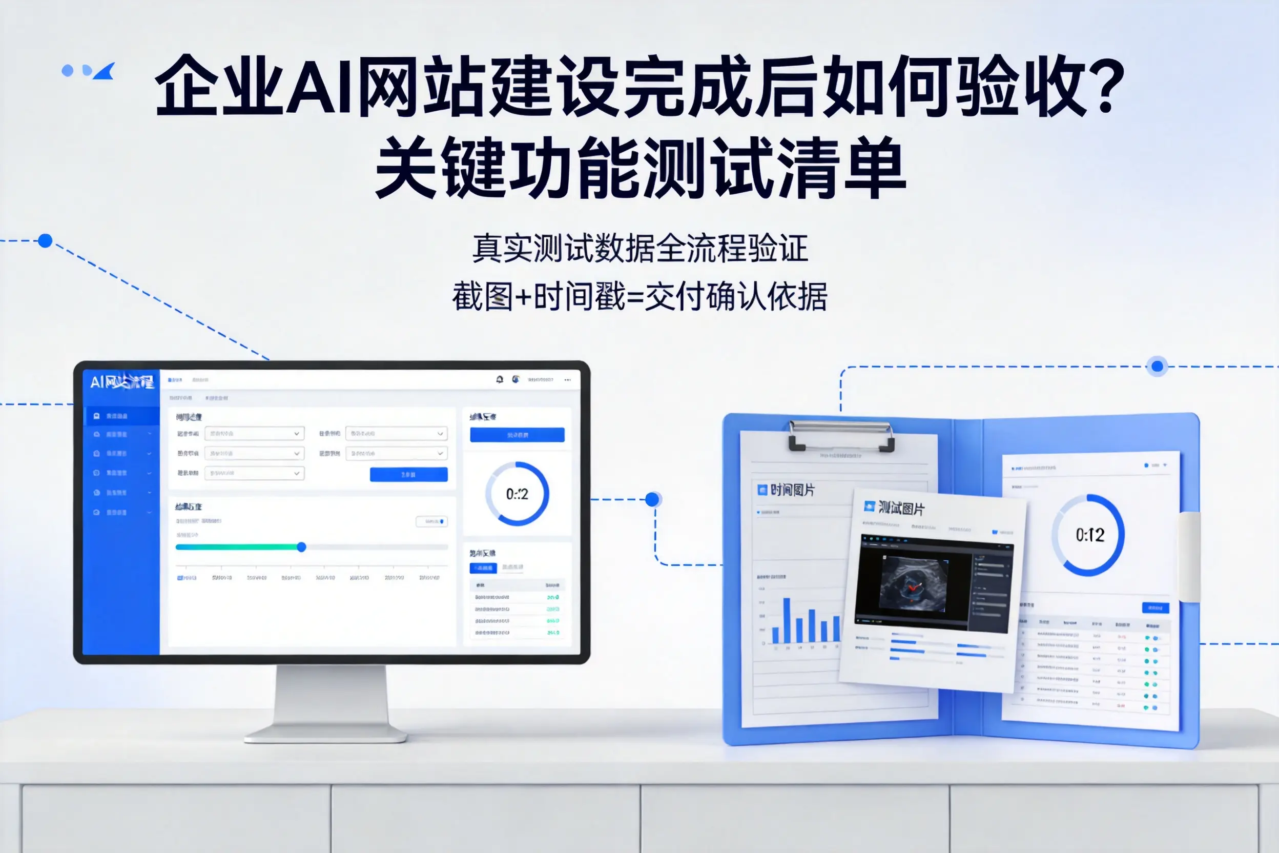 荆州企业AI网站建设完成后如何验收?关键功能测试清单