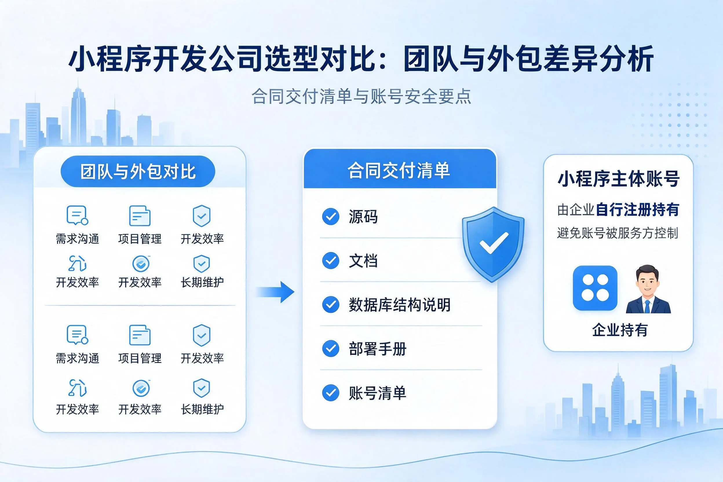 荆州小程序开发公司选型对比：团队与外包差异分析