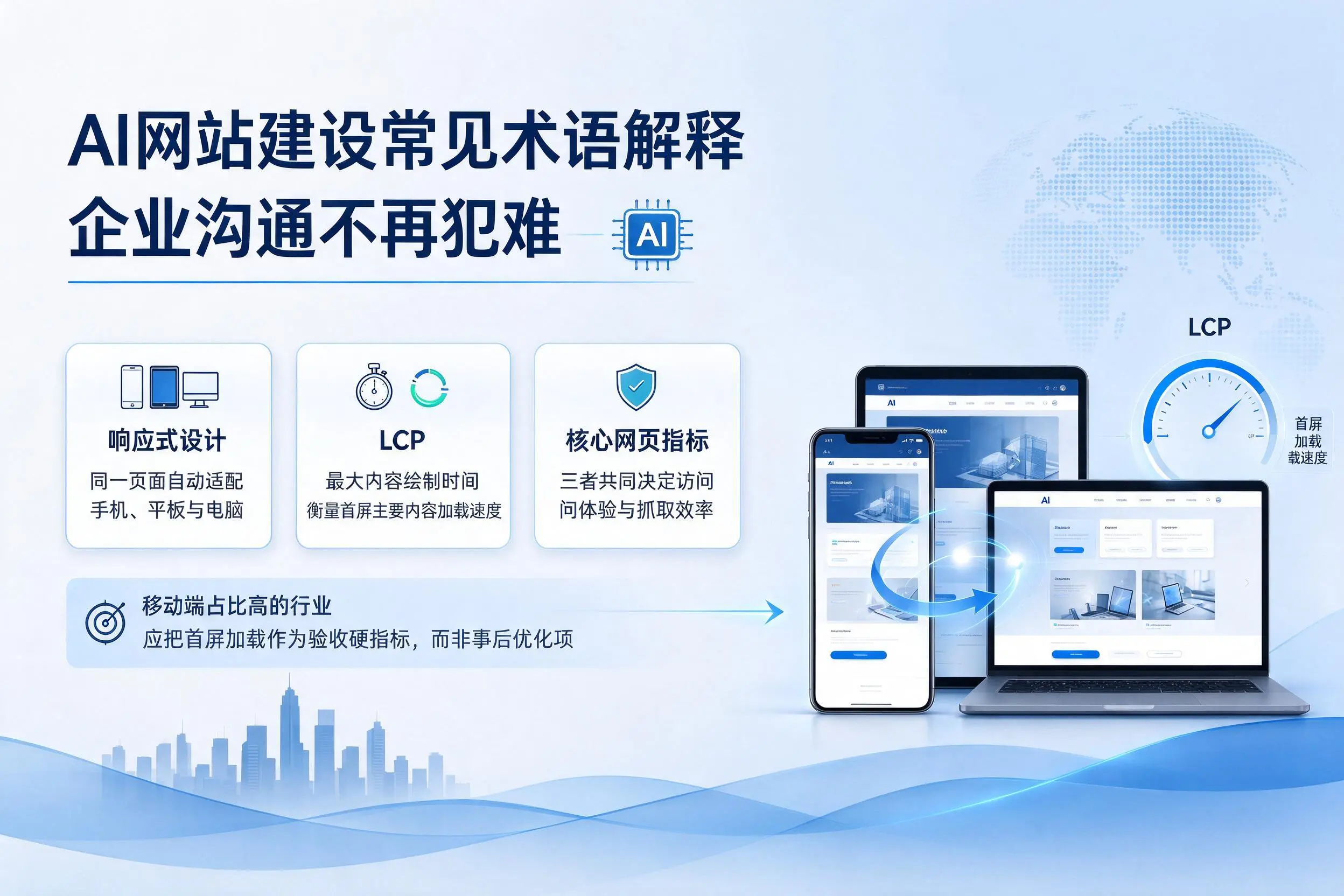 AI网站建设常见术语解释，荆州企业沟通不再犯难