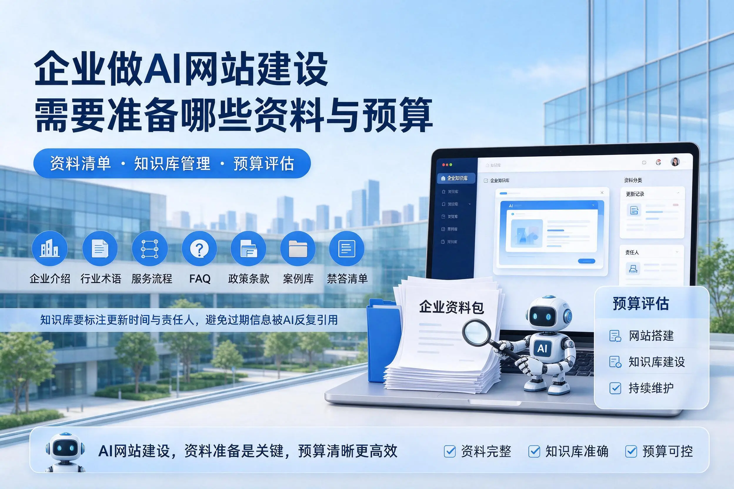 荆州企业做AI网站建设需要准备哪些资料与预算