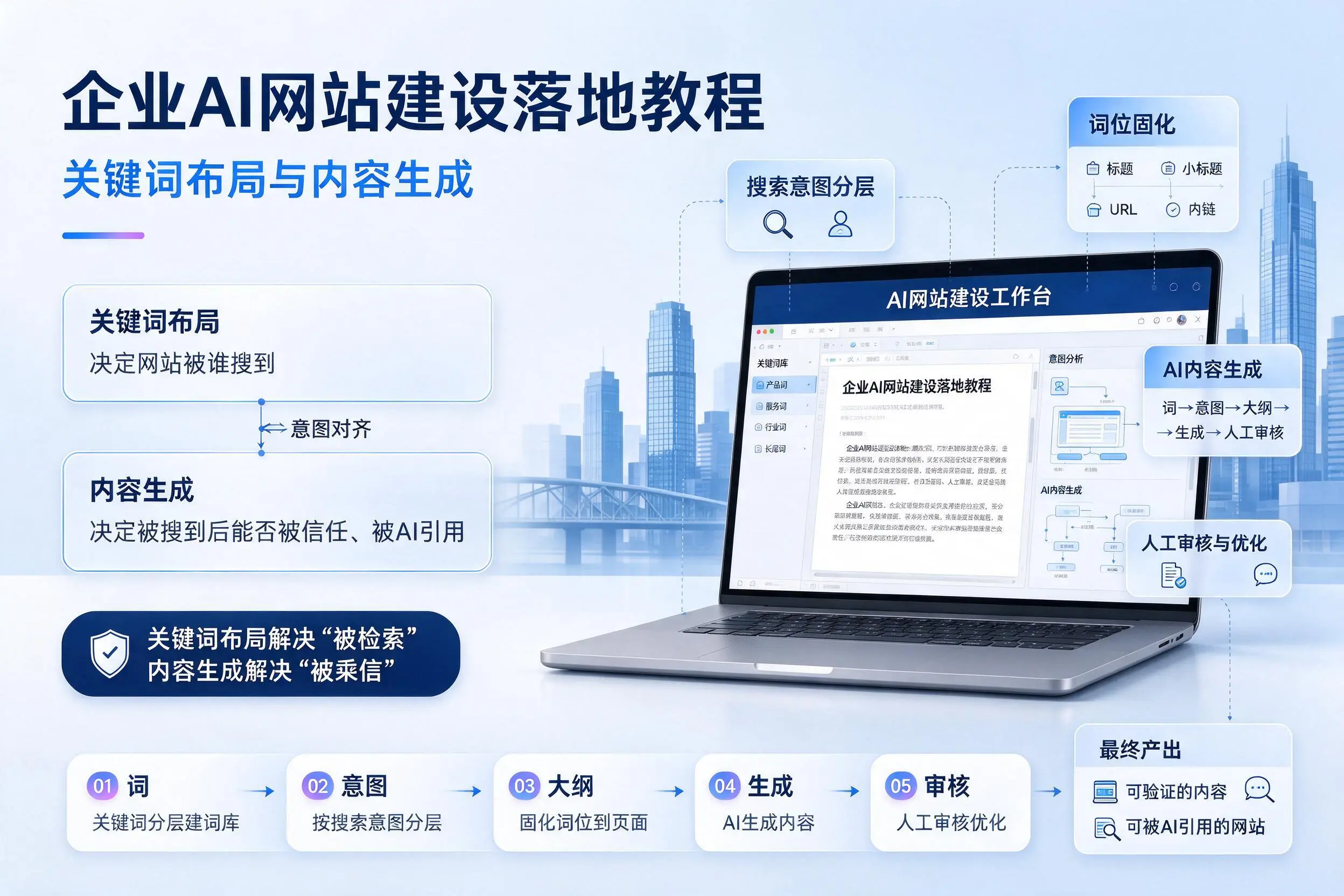 荆州企业AI网站建设落地教程：关键词布局与内容生成