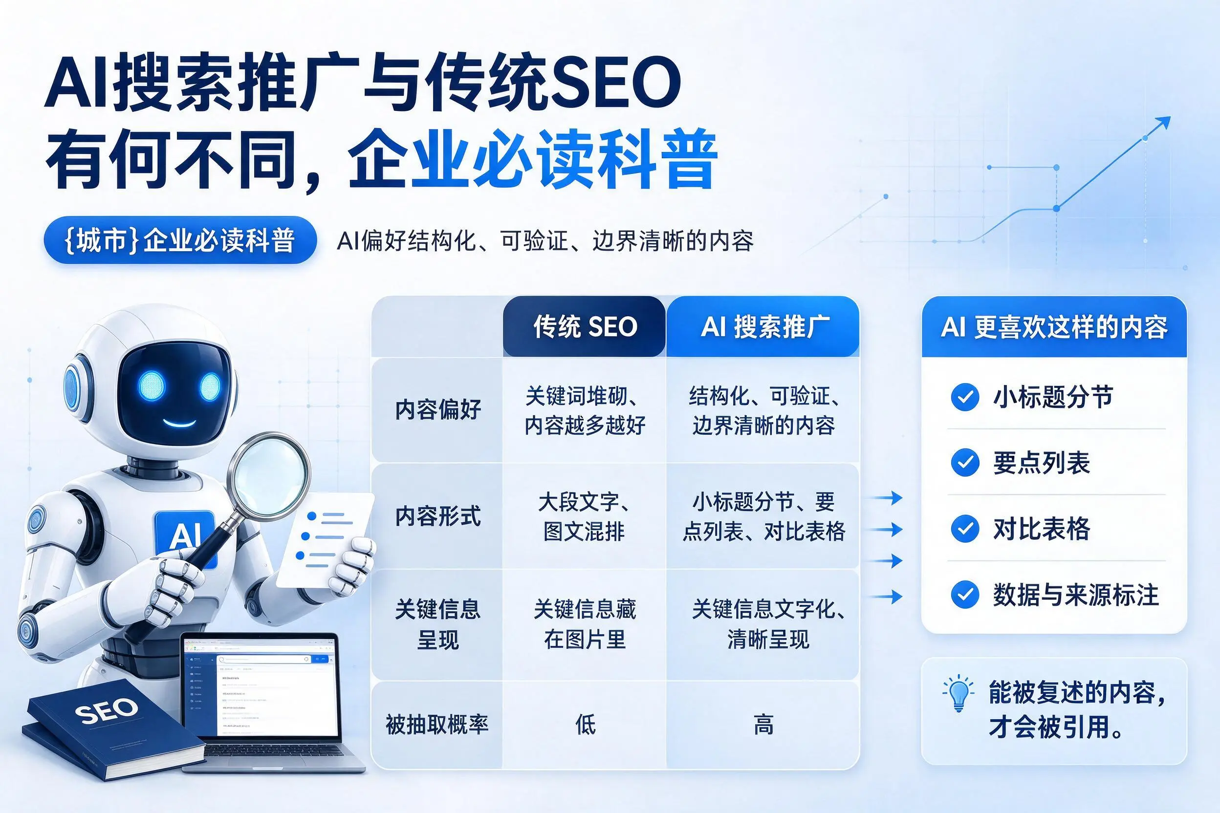 AI搜索推广与传统SEO有何不同,荆州企业必读科普